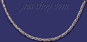 Sterling Silver 22" Byzantine Indonesian Handmade Toggle Necklac