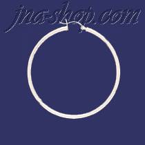 Sterling Silver 50mm French Lock Hoop Earrings 3mm tubing