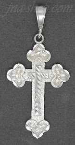 Sterling Silver DC Cross Charm Pendant