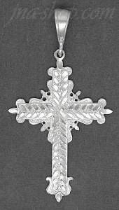 Sterling Silver DC Cross Charm Pendant