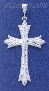 Sterling Silver DC Big Cross Charm Pendant