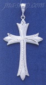 Sterling Silver DC Big Cross Charm Pendant