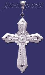 Sterling Silver DC Big Cross Charm Pendant