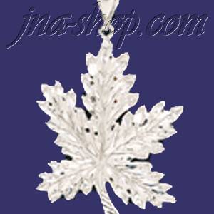 Sterling Silver DC Big Marijuana Pot Leaf Charm Pendant