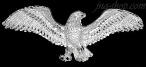 Sterling Silver DC Big Huge Eagle Charm Pendant