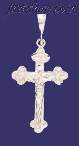 Sterling Silver DC Cross Crucifix Charm Pendant