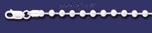 Sterling Silver 8" Ball Bead Chain 5mm