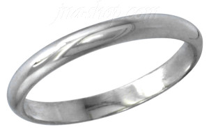 Sterling Silver Wedding Band Ring 3mm sz 10