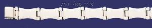 Sterling Silver 8" Handmade Bracelet 9mm