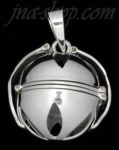 Sterling Silver 4-Picture Photo Ball Openwork Design Locket Pendant