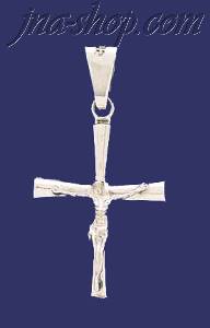 Sterling Silver Cross Crucifix Charm Pendant