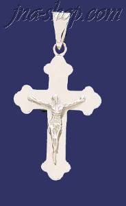 Sterling Silver Cross Crucifix Charm Pendant