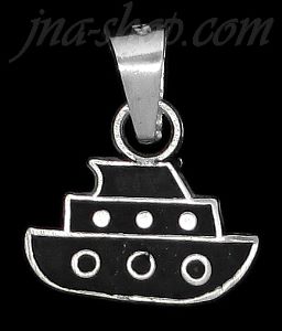 Sterling Silver Boat Charm Pendant