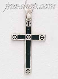 Sterling Silver Cross Charm Pendant