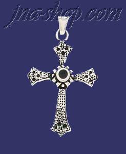 Sterling Silver Cross Charm Pendant