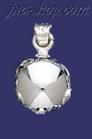 Sterling Silver HP Harmony Bell Ball Chime Charm Pendant