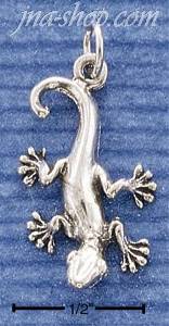 Sterling Silver HP GECKO LIZARD CHARM