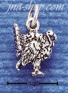 Sterling Silver TURKEY CHARM