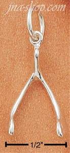 Sterling Silver WISHBONE CHARM