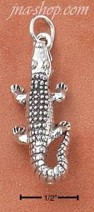 Sterling Silver ALLIGATOR CHARM