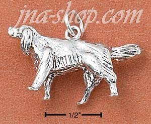 Sterling Silver 3-D IRISH SETTER CHARM