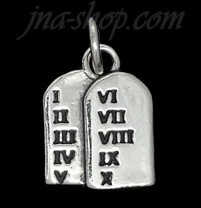 Sterling Silver TEN COMMANDMENTS CHARM