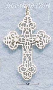 Sterling Silver FILIGREE CROSS CHARM