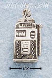 Sterling Silver SLOT MACHINE CHARM