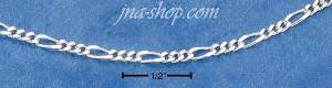 30" Sterling Silver 050 FIGAROA (1.5 MM) CHAIN