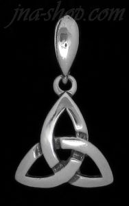 Sterling Silver Celtic Trinity Knot Charm Pendant