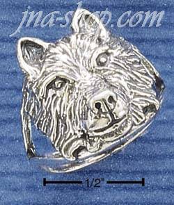 Sterling Silver MEDIUM WOLF HEAD RING SIZES 4-10