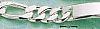 Sterling Silver 8" 350 FIGAROA ID BRACELET Sterling Silver 8" 350 FIGAROA ID BRACELET