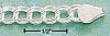 Sterling Silver 8" 070 CHARM LINK BRACELET (~5MM) Sterling Silver 8" 070 CHARM LINK BRACELET (~5MM)