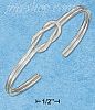 Sterling Silver SQUARE KNOT CUFF BRACELET