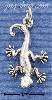 Sterling Silver HP GECKO LIZARD CHARM Sterling Silver HP GECKO LIZARD CHARM