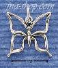 Sterling Silver OPEN BUTTERFLY CHARM