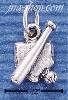 Sterling Silver BASEBALL BAT, BALL, HOMEPLATE CHARM