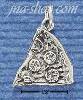Sterling Silver PIZZA SLICE CHARM Sterling Silver PIZZA SLICE CHARM