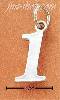 Sterling Silver NUMBER "1" CHARM Sterling Silver NUMBER "1" CHARM