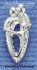 Sterling Silver COUPLE W/ ONE CHILD PENDANT Sterling Silver COUPLE W/ ONE CHILD PENDANT