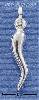 Sterling Silver LARGE ITALIAN HORN CHARM (APPROX 1.5") Sterling Silver LARGE ITALIAN HORN CHARM (APPROX 1.5")