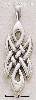 Sterling Silver LARGE ELONGATED CELTIC CHARM Sterling Silver LARGE ELONGATED CELTIC CHARM