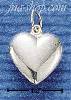 Sterling Silver DAINTY PUFF HEART CHARM Sterling Silver DAINTY PUFF HEART CHARM