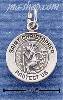 Sterling Silver MINI ST CHRISTOPHER MEDALLION CHARM Sterling Silver MINI ST CHRISTOPHER MEDALLION CHARM