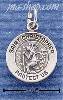 Sterling Silver MINI ST CHRISTOPHER MEDALLION CHARM