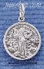 Sterling Silver ST FRANCIS MEDALLION CHARM
