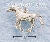 Sterling Silver SMALL SIDE VIEW GALLOPING HORSE CHARM (3D) Sterling Silver SMALL SIDE VIEW GALLOPING HORSE CHARM (3D)