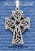 Sterling Silver FANCY CELTIC BRAID CROSS CHARM Sterling Silver FANCY CELTIC BRAID CROSS CHARM
