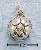 Sterling Silver ANTIQUED SOCCER BALL CHARM