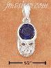 Sterling Silver SEPTEMBER CUBIC ZIRCONIA BIRTHSTONE BOOTIE CHARM
